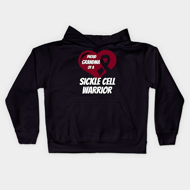 Sickle Cell Grandma Kids Hoodie by mikevdv2001